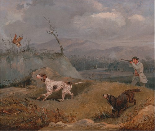 Grouse Shooting, 1825, Henry Thomas Alken
