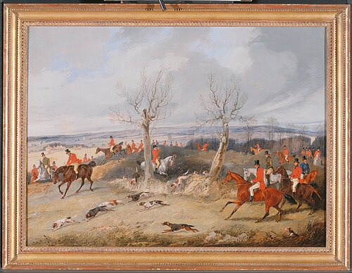 Hunting Scene: In Full Cry, 1840, Henry Thomas Alken