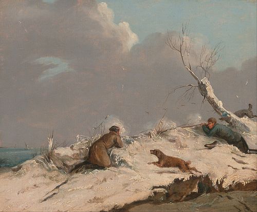 Duck Shooting in Winter, 1825, Henry Thomas Alken