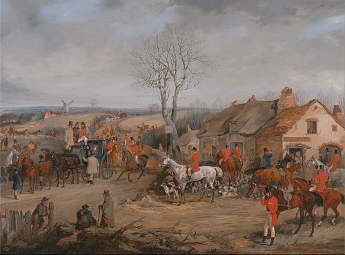 Hunting Scene: The Meet, 1840, Henry Thomas Alken