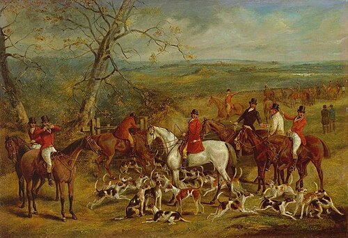 The Belvoir Hunt: The Meet, 1835, Henry Thomas Alken