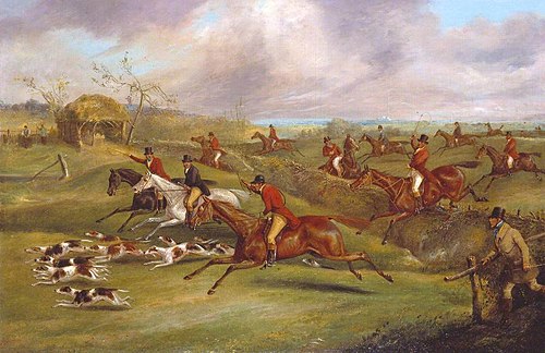 The Belvoir Hunt: Full Cry, 1830, Henry Thomas Alken
