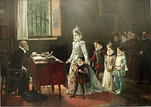 Los hijos de Antonio Pérez ante Rodrigo Vázquez, 1892, José Bermudo Mateos