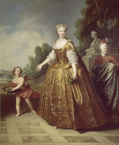 Portrait of Marie Leszczyńska, Queen consort of France, 1733, François Stiémart