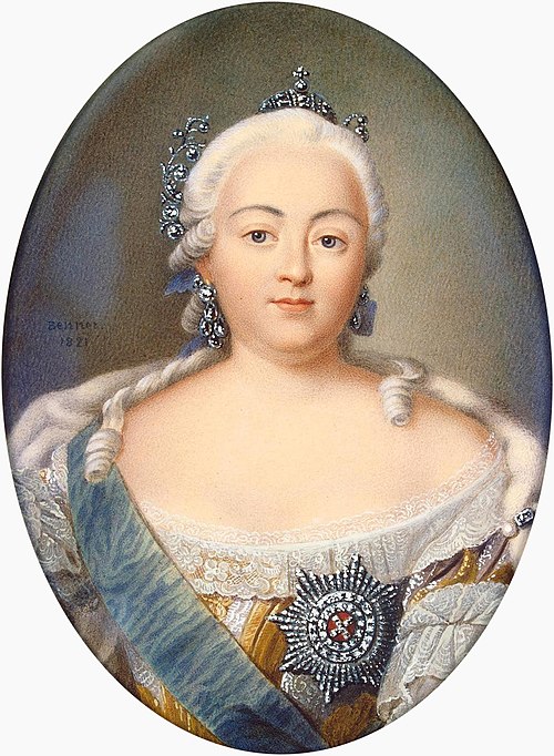 Portrait of Elizabeth of Russia, 1821, Jean Henri Benner
