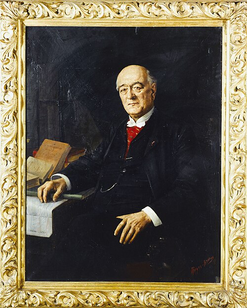 Portrait de Charles Read (1819-1898), écrivain et historien, 1891, Marthe Marie Louise Boyer-Breton