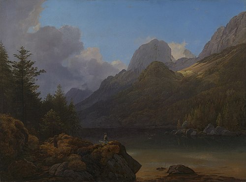 The Konig See, Tyrol, 1844, Ernst Kaiser