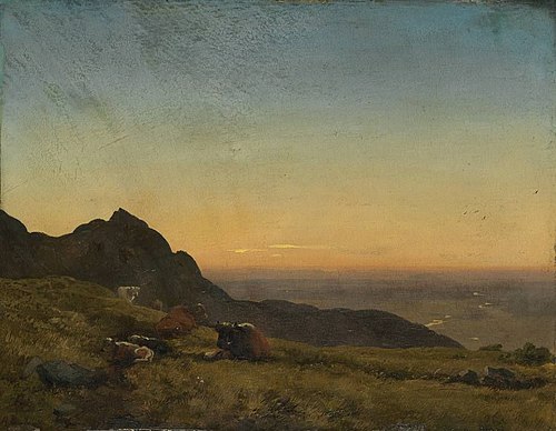 Partie am Untersberg, 1848, Ernst Kaiser