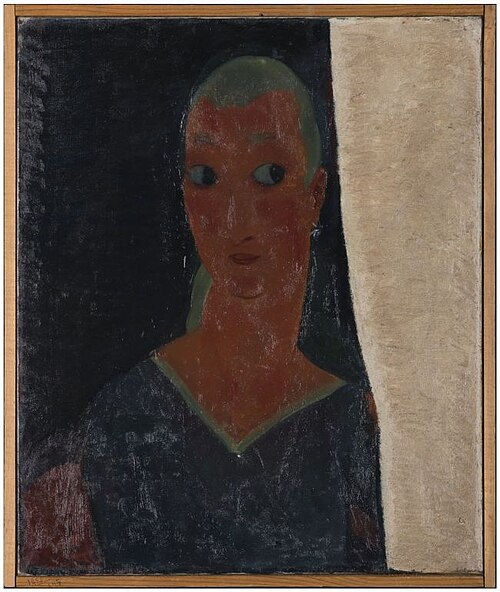 Portret van een jonge vrouw, 1924, Tjerk Bottema
