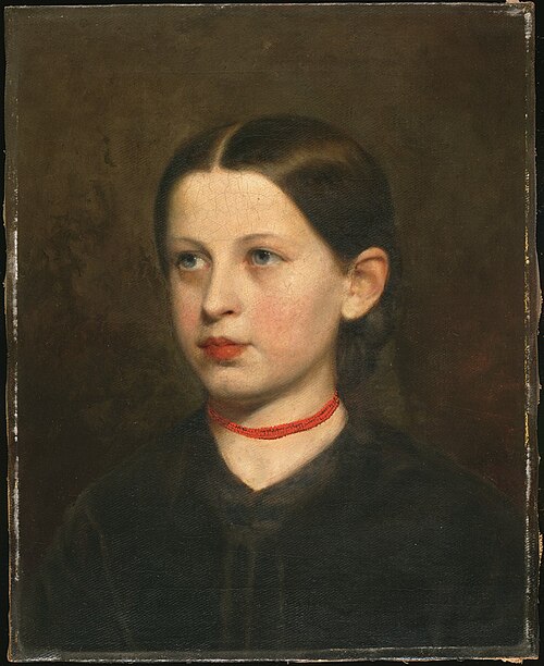 Portrait of a Girl, 1853, William Henry Furness Jr.