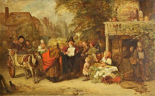 Market Day, 1856, George Bernard O'Neill