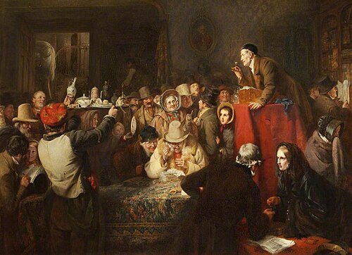 The Last Day of the Sale, 1857, George Bernard O'Neill