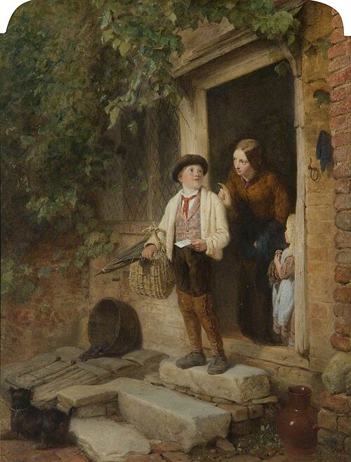 The Message, 1857, George Bernard O'Neill