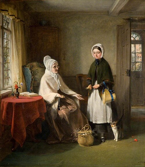 The Reproof, 1867, George Bernard O'Neill