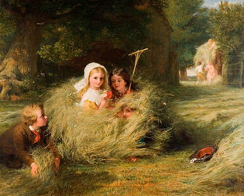 Nestlings, 1870, George Bernard O'Neill