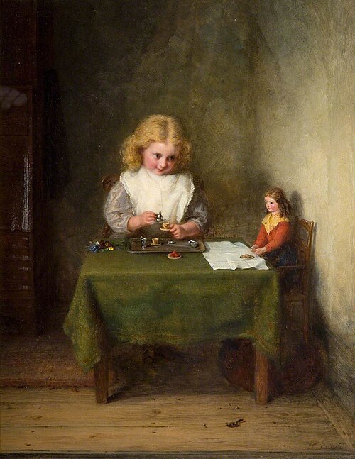 The Tête-à-Tête Tea, , George Bernard O'Neill