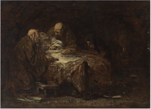 A Deathbed Scene, , George Bernard O'Neill