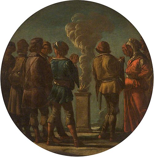 A Scene of Sacrifice at an Altar, , Bernhard Keil