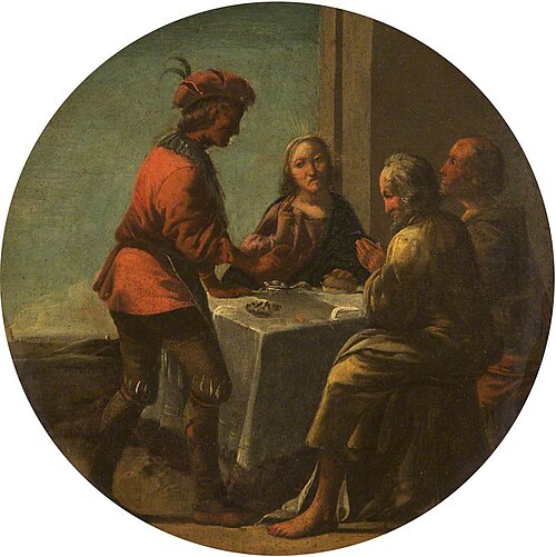 The Supper at Emmaus, 1700, Bernhard Keil