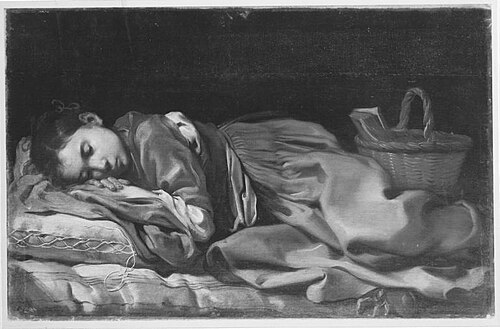 Sleeping Girl, 1655, Bernhard Keil