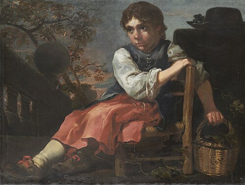 Sitting Girl, 1680, Bernhard Keil