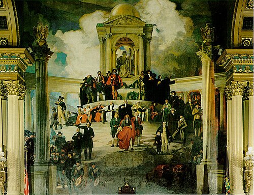 The Apotheosis of Pennsylvania., 1911, Edwin Austin Abbey