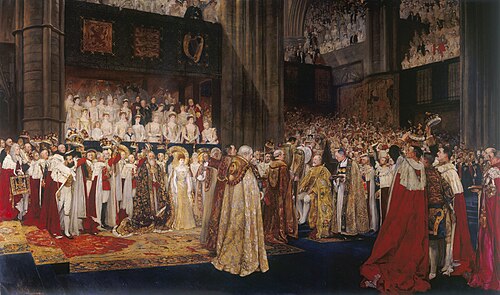 The Coronation of King Edward VII (1841-1910), 1904, Edwin Austin Abbey