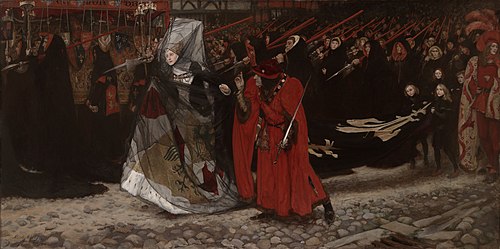 Richard, Duke of Gloucester, and the Lady Anne, 1896, Edwin Austin Abbey