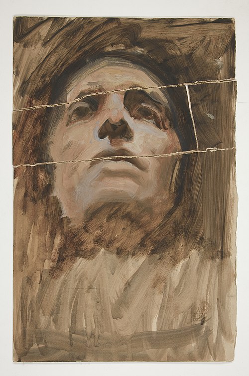 Study of a head, 1891, Edwin Austin Abbey