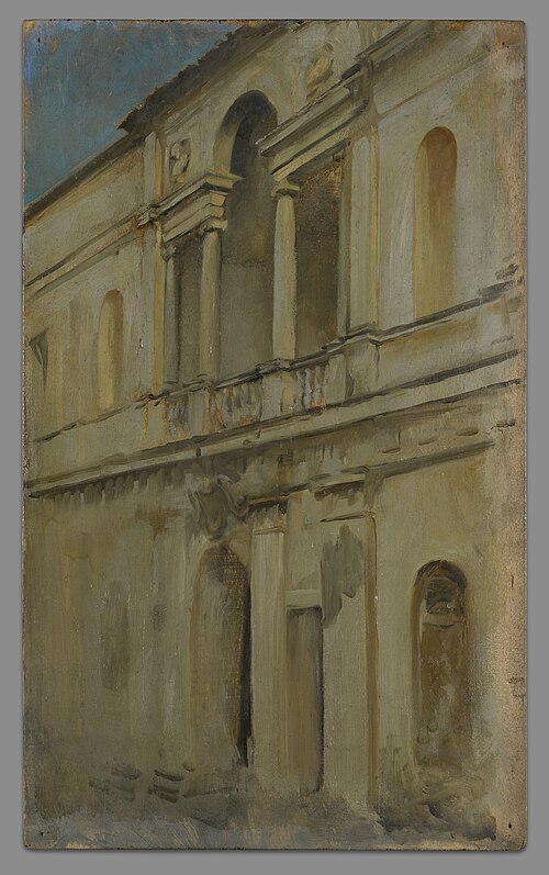 Architectural study, 1891, Edwin Austin Abbey