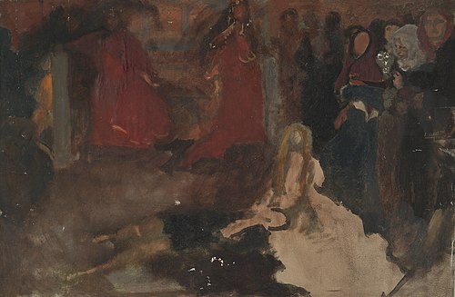 Hamlet., 1896, Edwin Austin Abbey