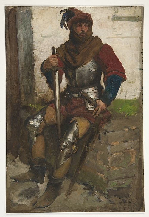 Man in Armor, 1891, Edwin Austin Abbey