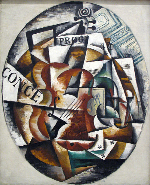 The Violin, 1915, Lioubov Popova