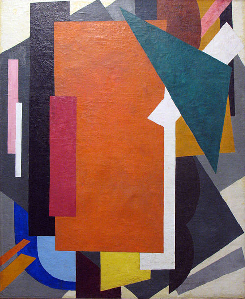 Painterly construction, 1920, Lioubov Popova