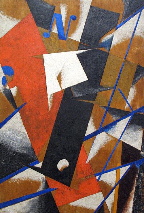 Space-power construction, 1921, Lioubov Popova