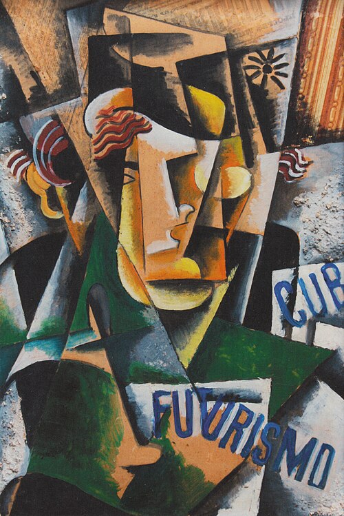Futurist Portrait, 1915, Lioubov Popova