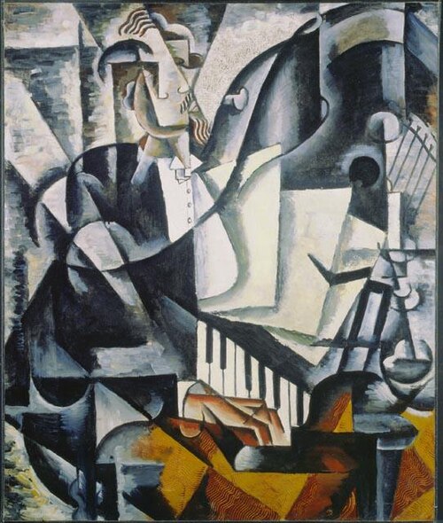 Le pianiste, 1915, Lioubov Popova