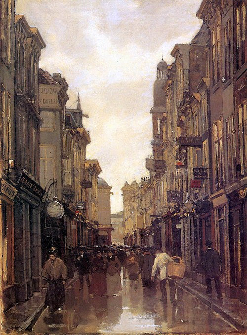 Spuistraat, La Haye, 1900, Floris Arntzenius