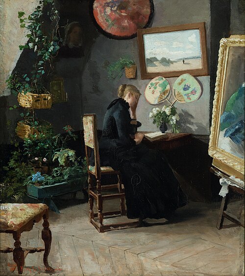 Interior, 1883, Kitty Lange Kielland