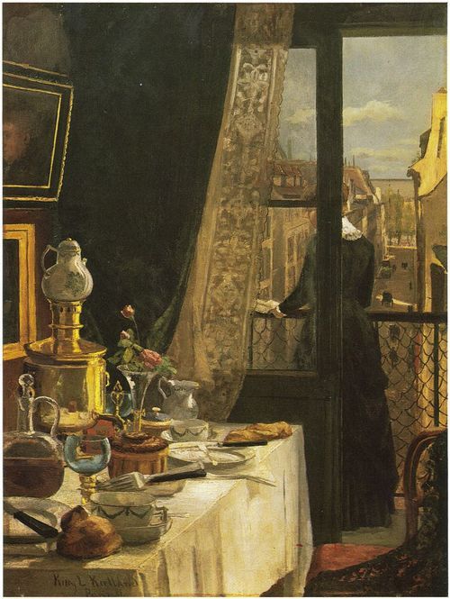 Paris interior, 1881, Kitty Lange Kielland