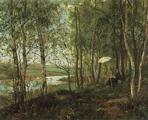 Landskap, Cernay-la-ville, , Kitty Lange Kielland