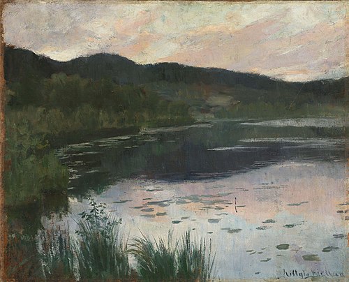 Summer Night. Study, 1886, Kitty Lange Kielland