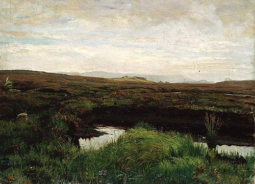 Torvmyr på Jæren (studie), 1882, Kitty Lange Kielland