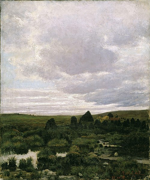 Peat Bog at Jæren, 1882, Kitty Lange Kielland