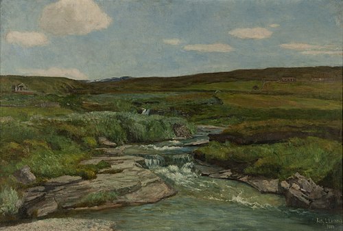 Høyfjell, 1907, Kitty Lange Kielland