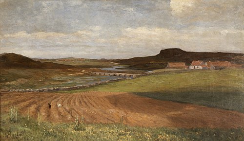 Skjævelandsbroen, 1899, Kitty Lange Kielland