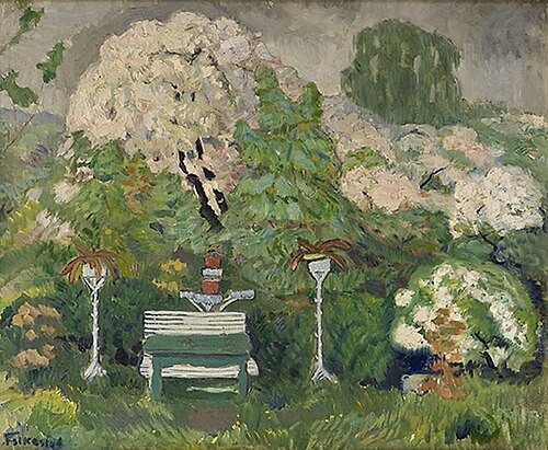 Part of a garden, , Bernhard Dorotheus Folkestad