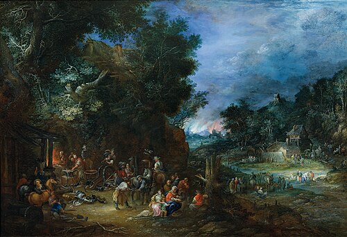 The four elements: Fire, 1716, Johann Jakob Hartmann