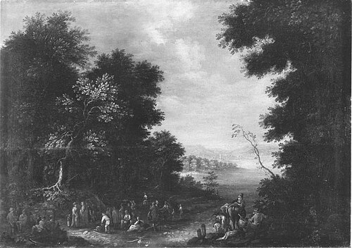 Rast am Waldrand, 1701, Johann Jakob Hartmann