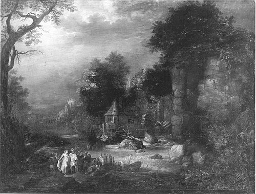 Ideallandschaft, 1701, Johann Jakob Hartmann